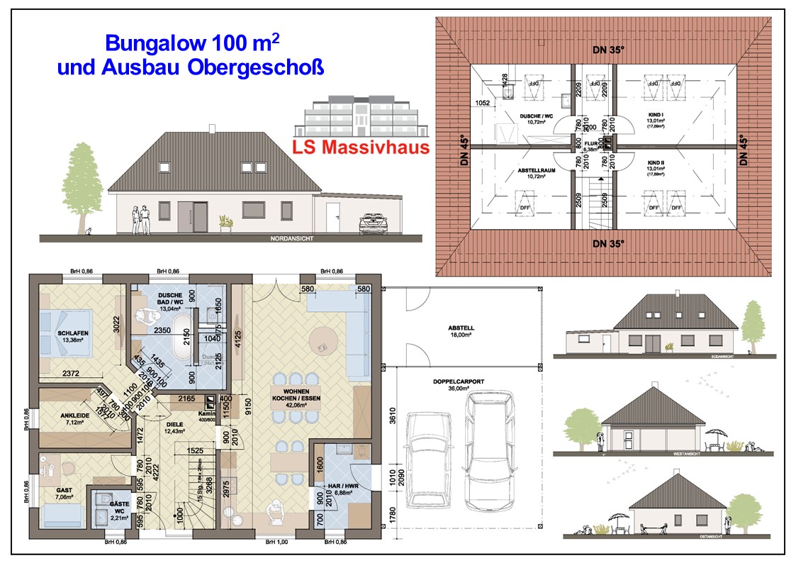 Bungalow 100 m² Haderek