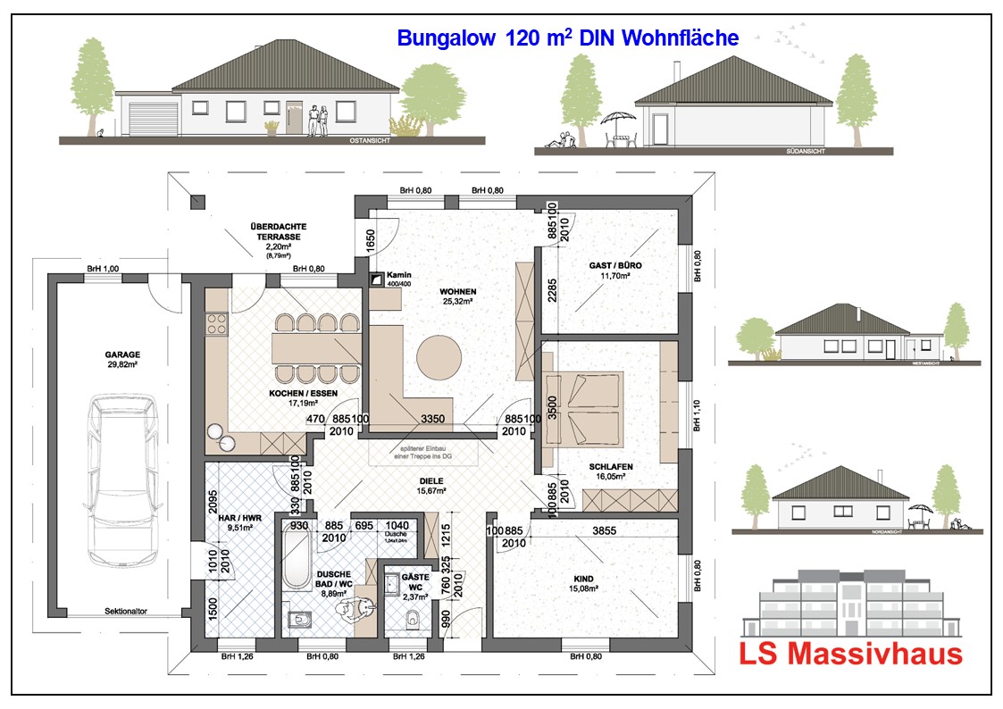 Bungalow 120 m² Stönner