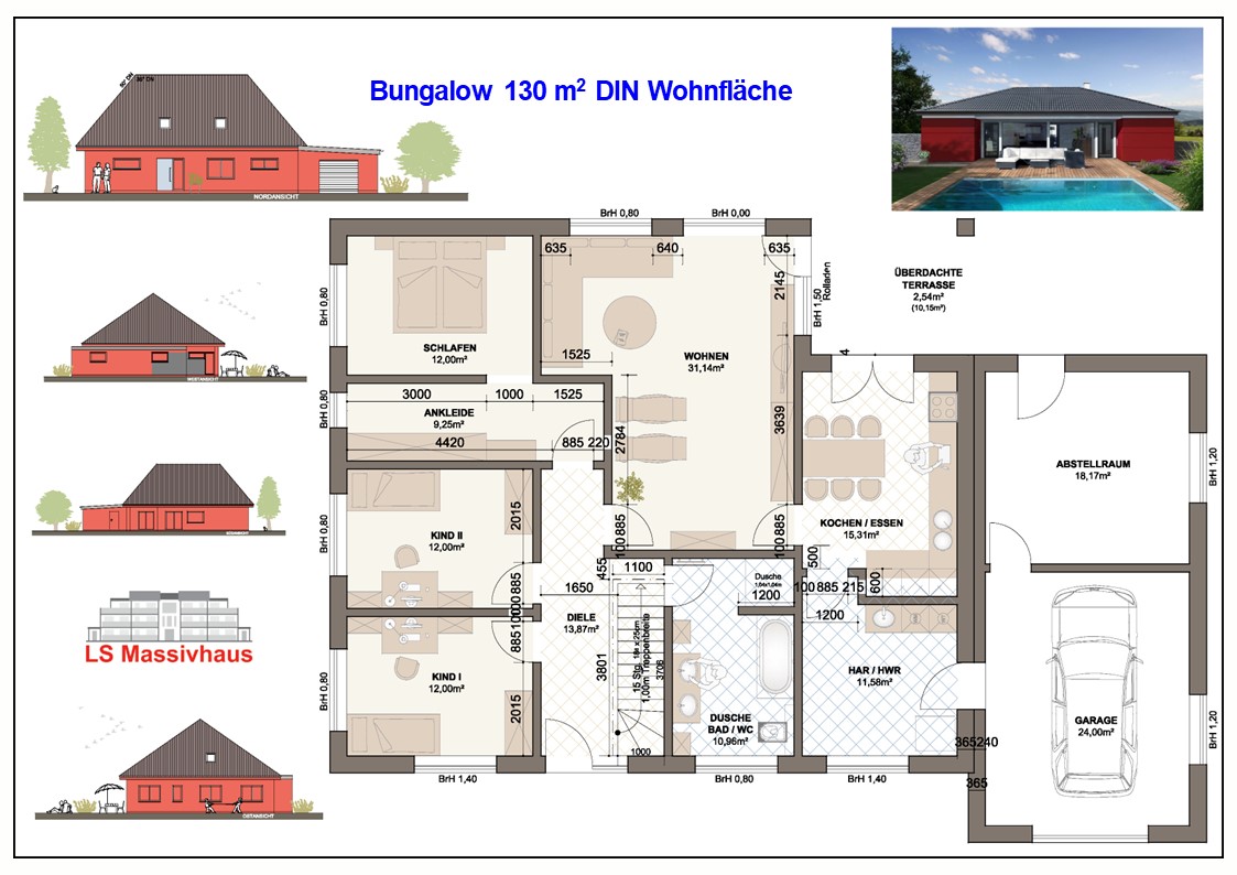 Bungalow 130 m² Böckmann