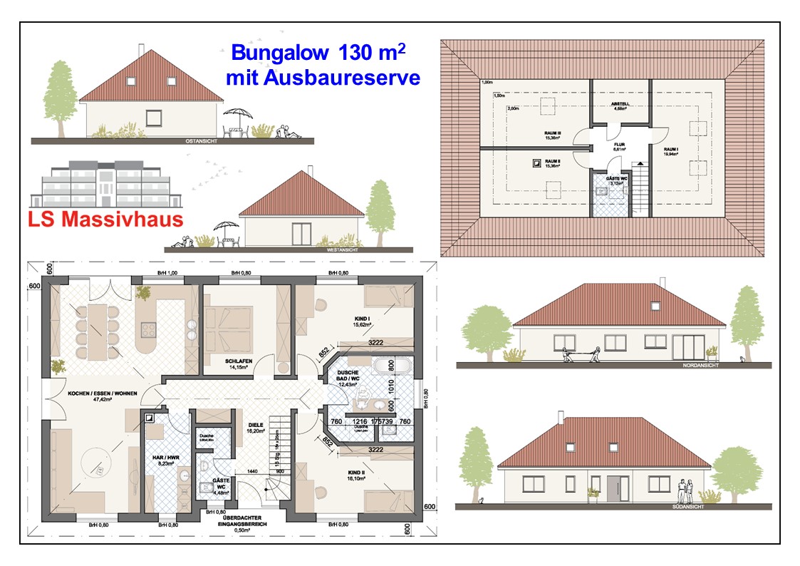 Bungalow 130 m� Sp�rl