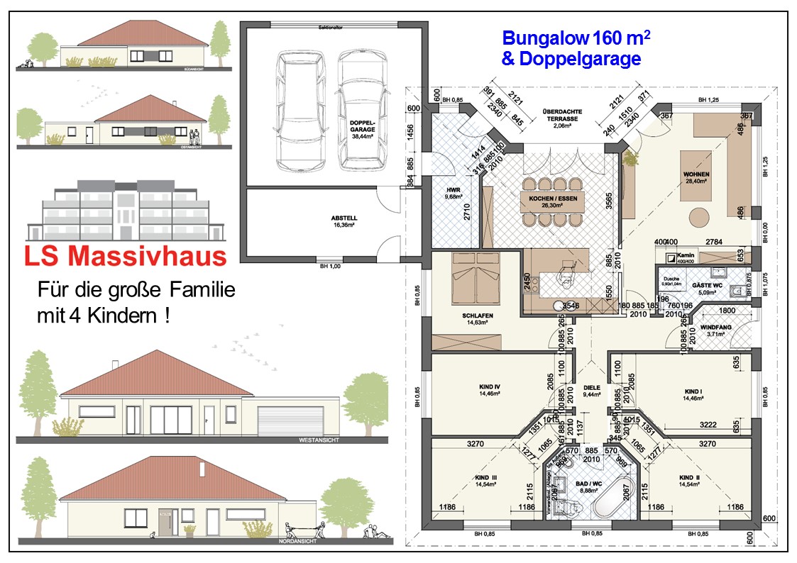Bungalow 160 m� Matzke