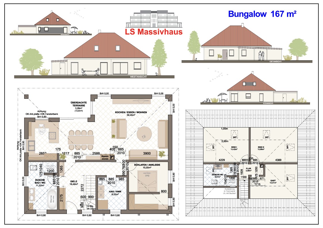 Bungalow 167 m� Seipelt