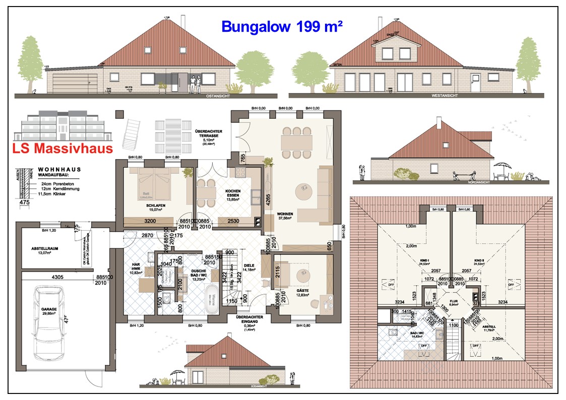 Bungalow 199 m² Siemers