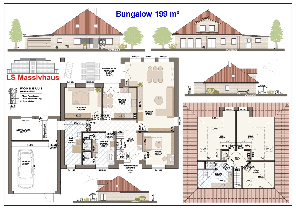 Bungalow 199 m� Siemers