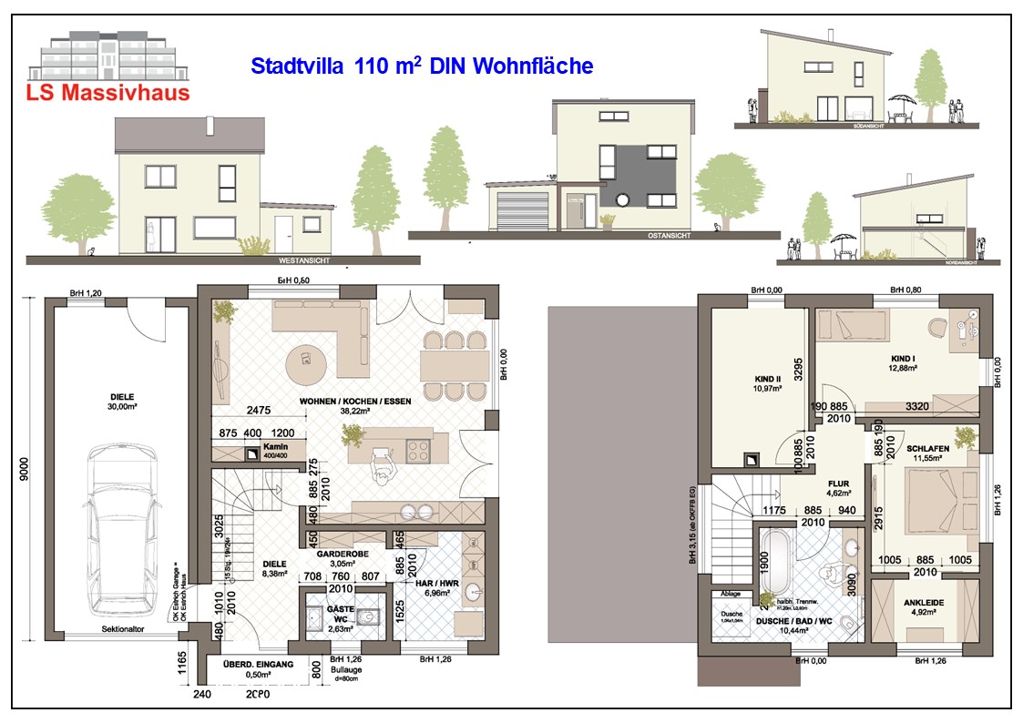 Villa 110 m� Ko�mann